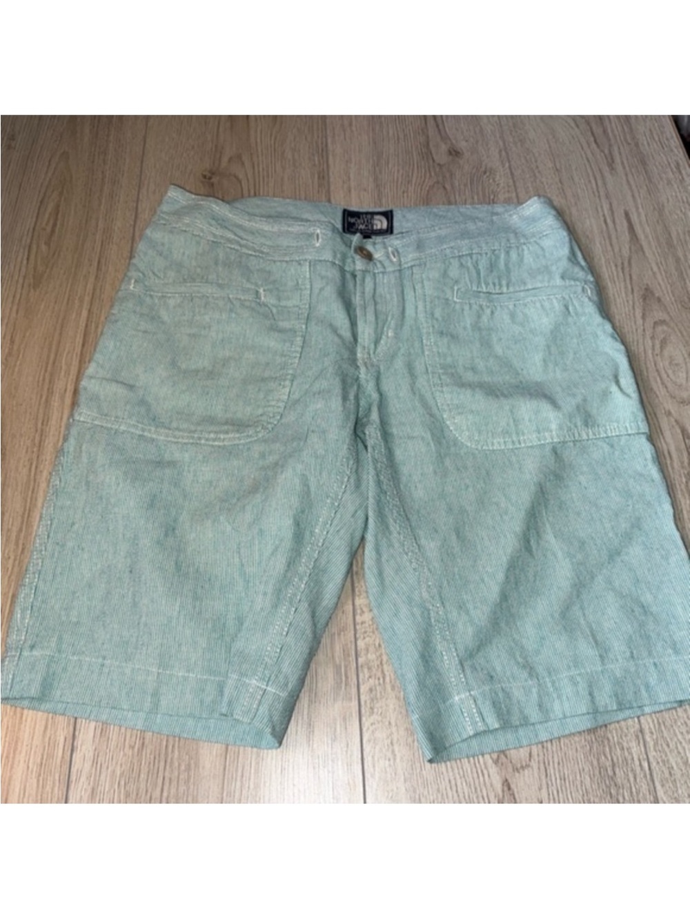 The north face green shorts